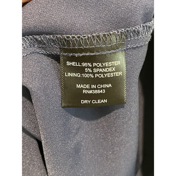Sam Edelman Navy Blue Mini Cocktail Formal Dress Size 10 - Picture 5 of 5
